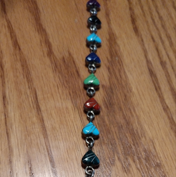 Sterling hand enameled designer bracelet - Picture 16 of 16